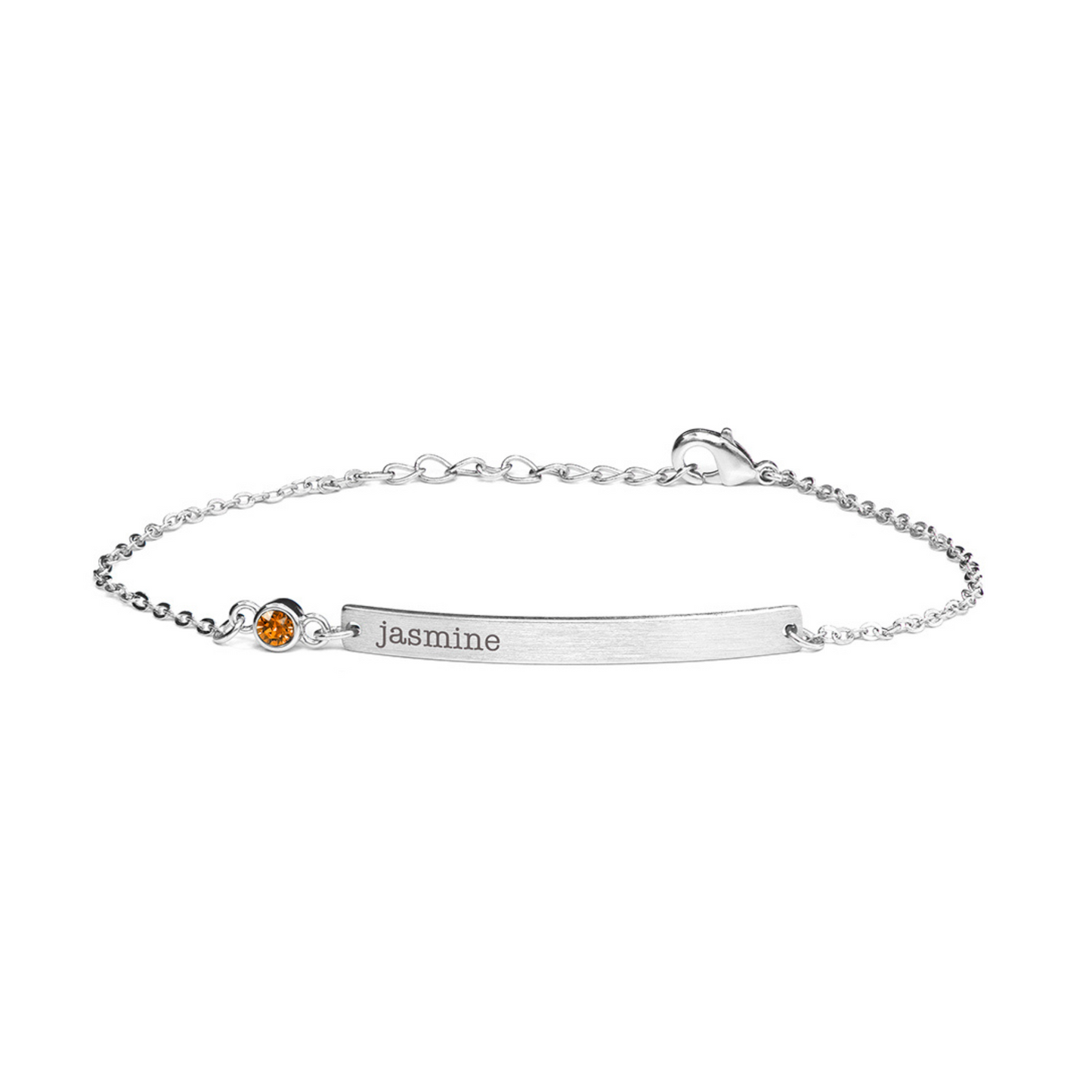 Swarovski Crystal Personalised Birthstone Bracelet