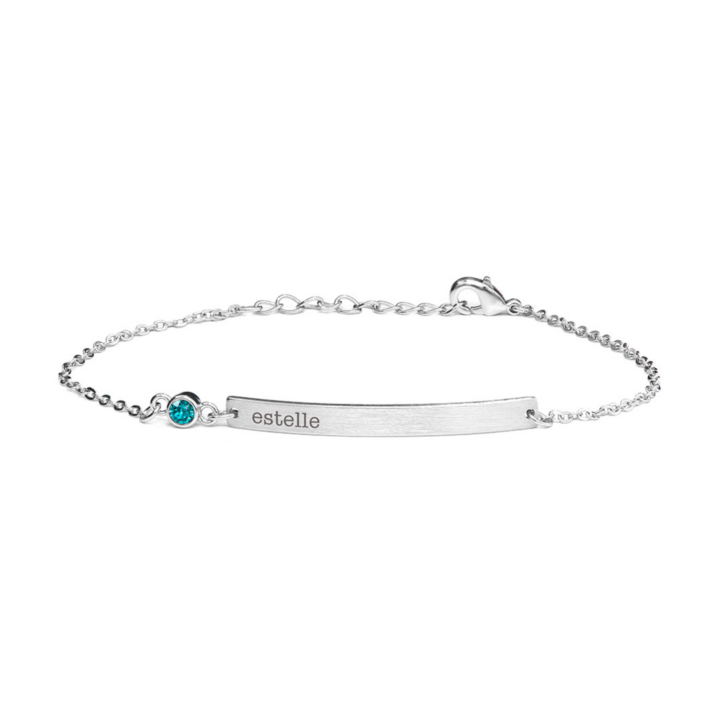 Swarovski Crystal Personalised Birthstone Bracelet