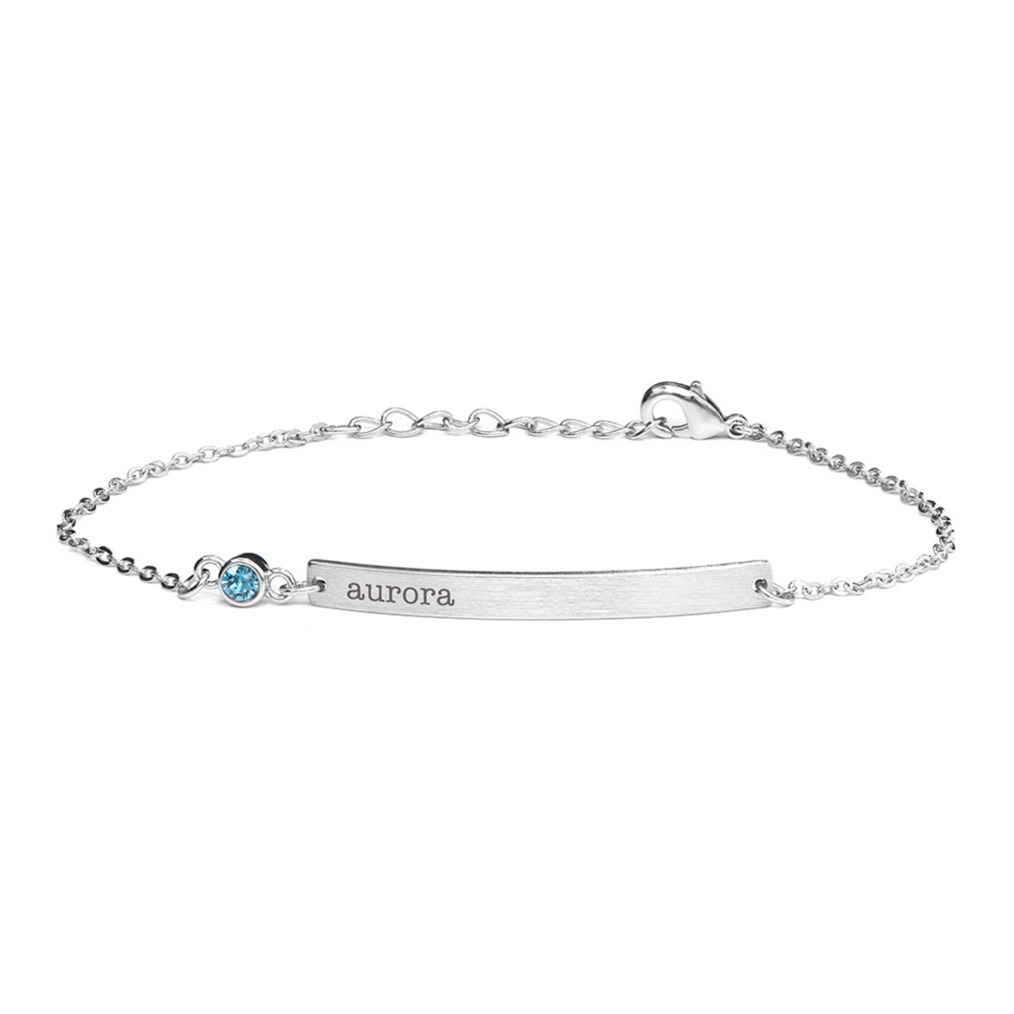 Swarovski Crystal Personalised Birthstone Bracelet