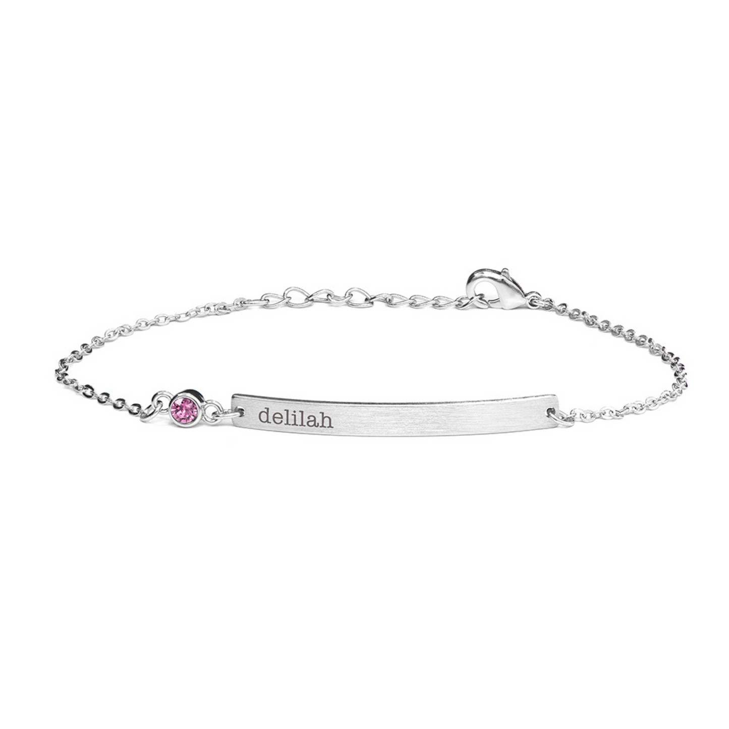 Swarovski Crystal Personalised Birthstone Bracelet