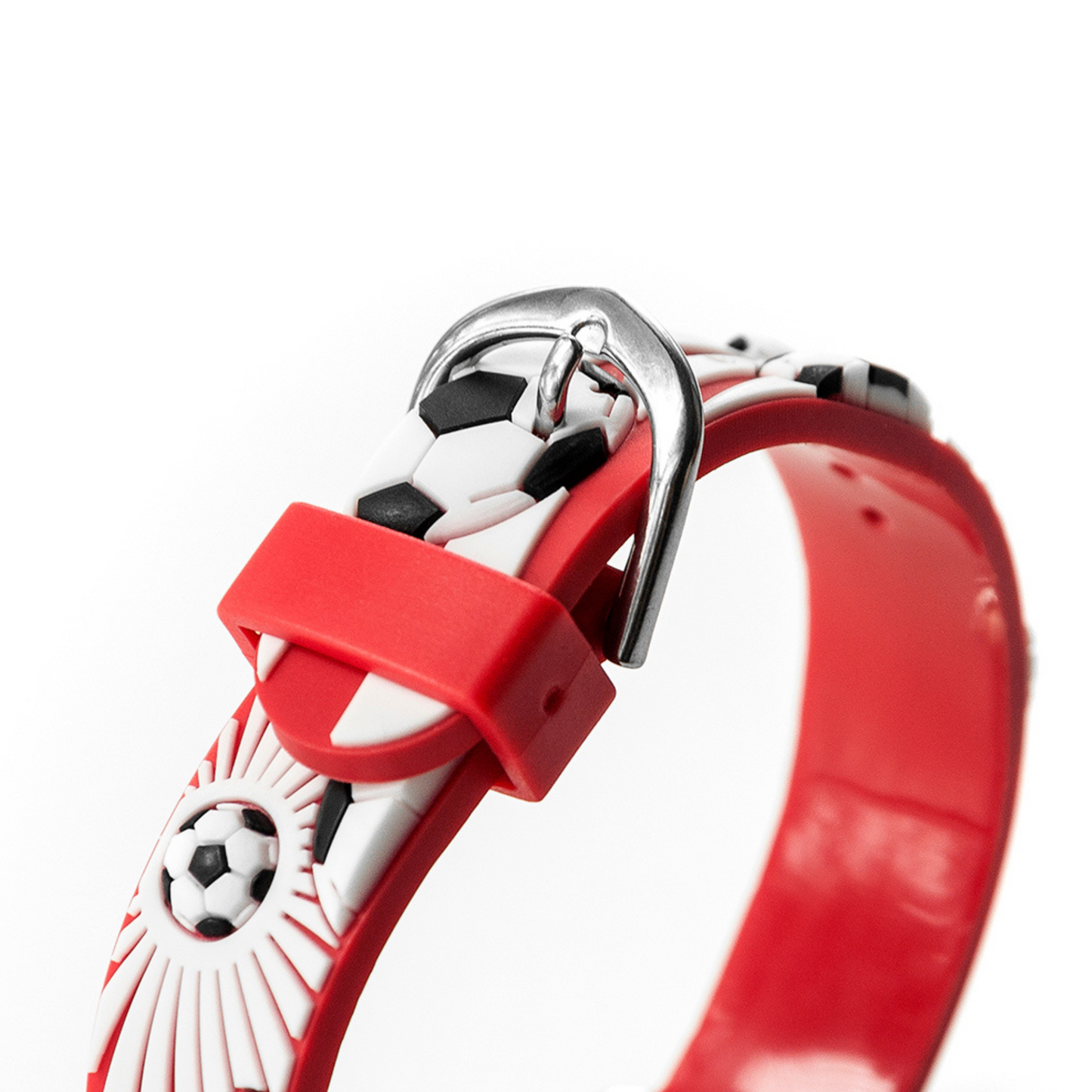 Kid's Personalised Football Watch Red