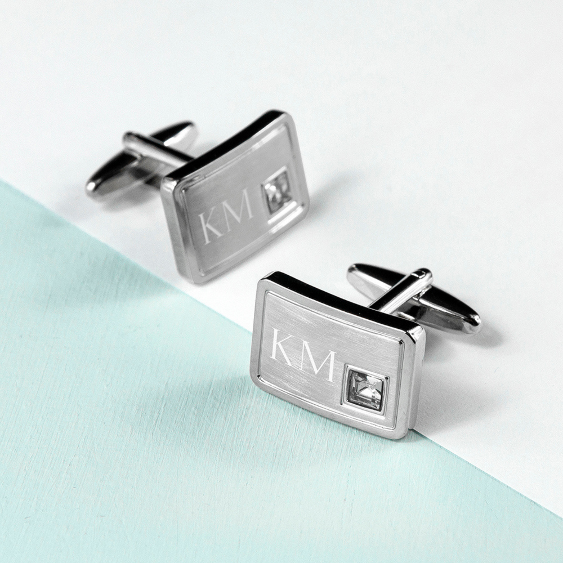 silver cuff links