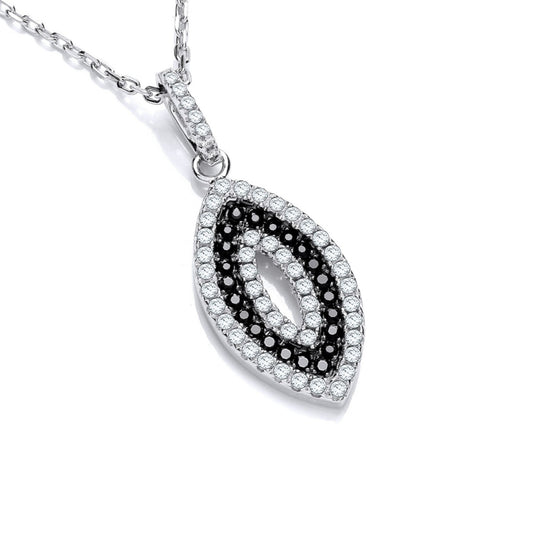 micro pave necklace silver