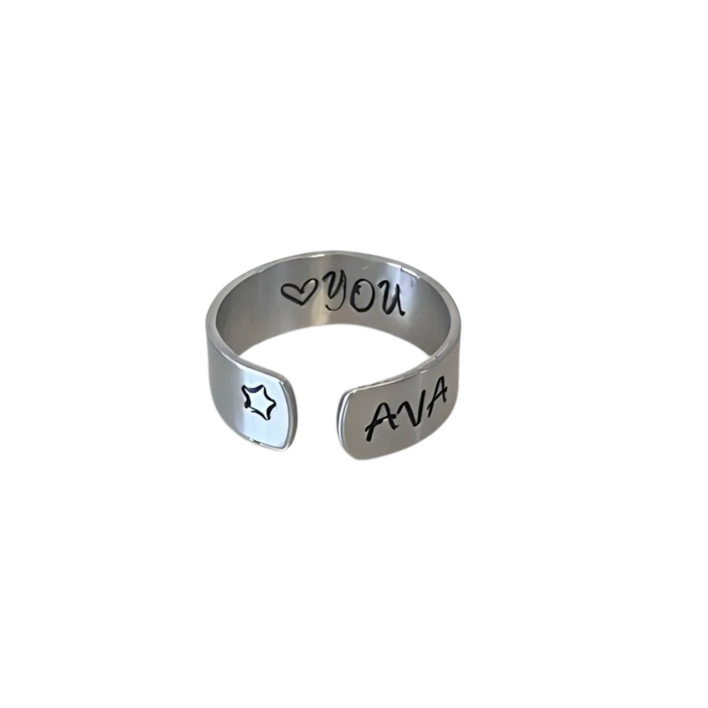 Personalised Stamped Ring